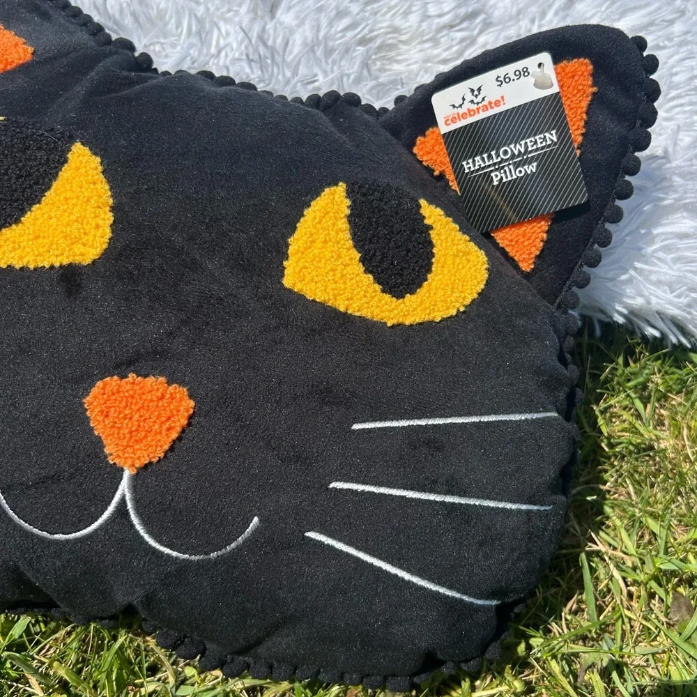 Halloween Black Cat Decorative Pillow 14